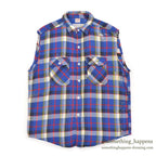 1960's BIG MAC HEAVY FLANNEL VEST / CUT OFF ... XL