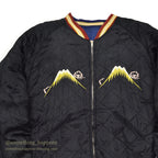 1950s JAPAN SOUVENIR JACKET (Sukajan) - Tiger Face, Mount Fuji, Eagle, Mitsuwa Zipper...