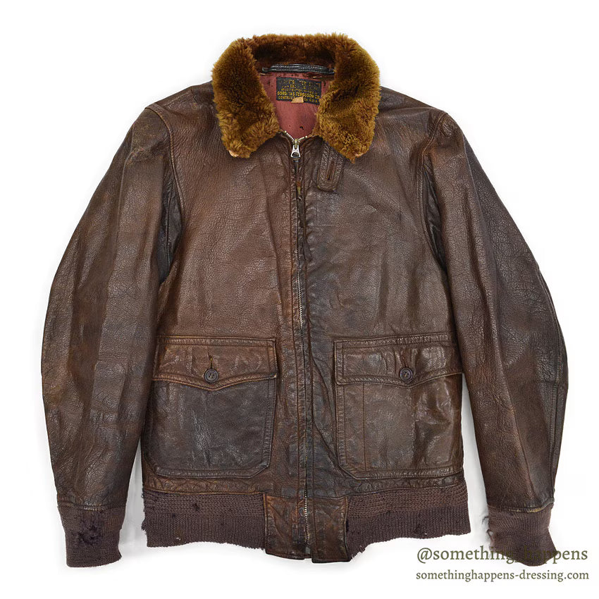 1940's USNAVY M-422A FLIGHT JACKET / GORDON & FERGUSON CO. ... 36