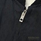 1950's JAPAN SOUVENIR JACKET スカジャン ALL BLACK TTSジッパー ...