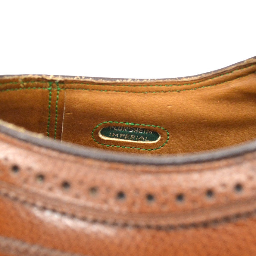 70's FLORSHEIM IMPERIAL Kenmoor Wingtip Oxford Shoes ... 91/2E
