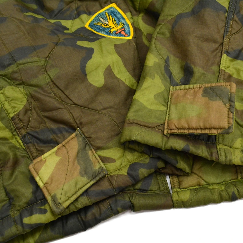 60's VIETNAM TOUR JACKET (Vietnamese Tour Jacket) Camouflage Squadron Embroidery... about M