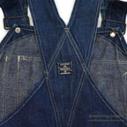 1930's~ WARDS PIONEER DENIM OVERALL / VERY DARK ... W37/L26