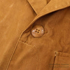 1930's DUXBAK HUNTING COAT WITH PAPER LICENSE HOLDER ... 42