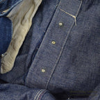 1930's~ WARDS PIONEER DENIM OVERALL / VERY DARK ... W37/L26