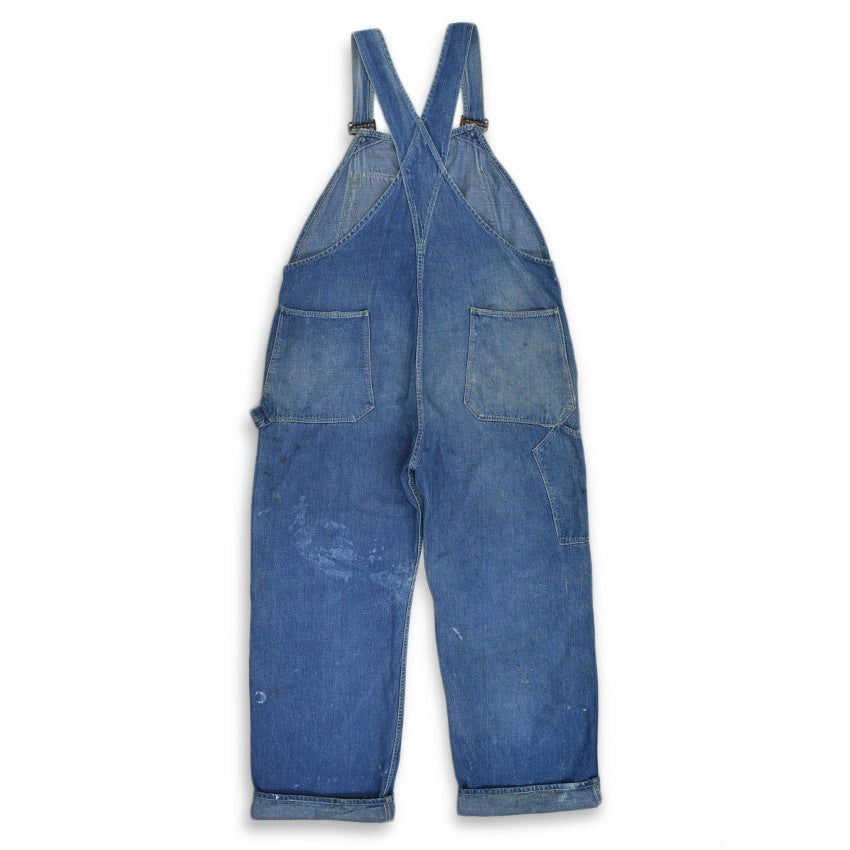 40's ww2 WARDS POWR HOUSE DENIM OVERALL...