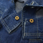 1940's UNKNOWN DENIM COVERALLS / DARK ...