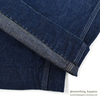 1930's~ WARDS PIONEER DENIM OVERALL / VERY DARK ... W37/L26