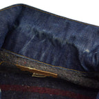 60s Levi's 70505-0317 BIG-E Dark Navy Blanket... Size 38