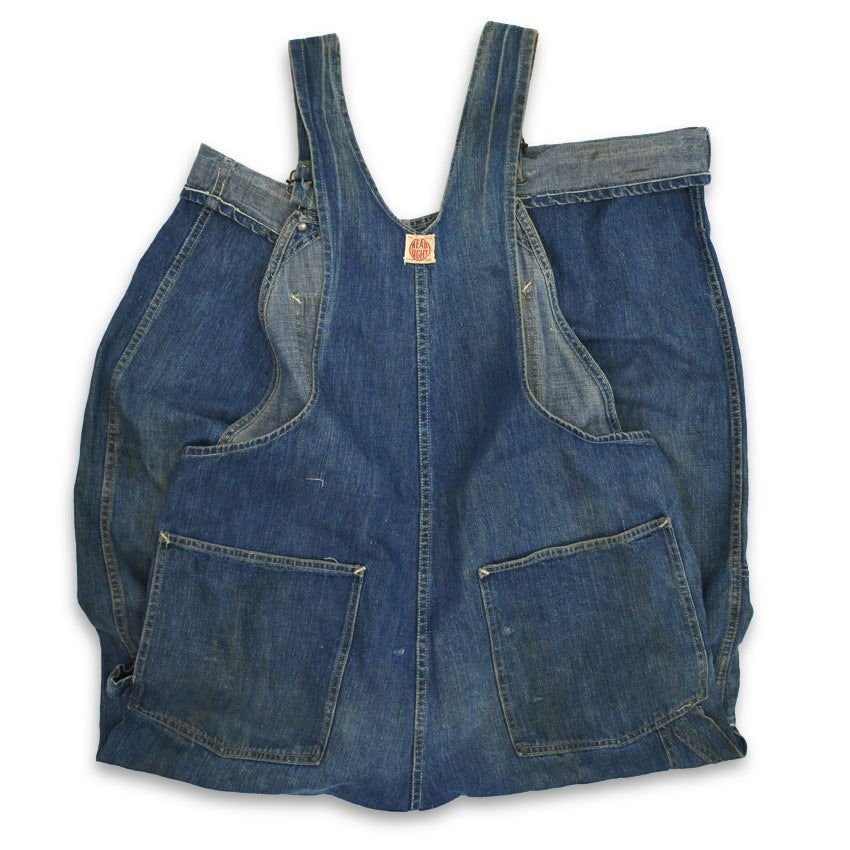 1940s HEADLIGHT OVERALLS WWII Denim Overalls...