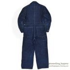 1940's UNKNOWN DENIM COVERALLS / DARK ...