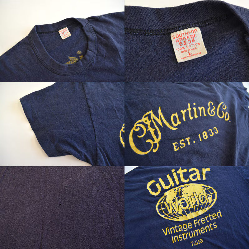 60's Southern Athletic 'Martin & Co.' Guitar T-shirt, Size M (approx.)