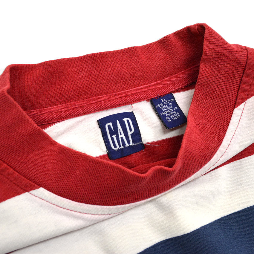 〜90's Gap オールドギャップ  ボーダー スウェット... XL