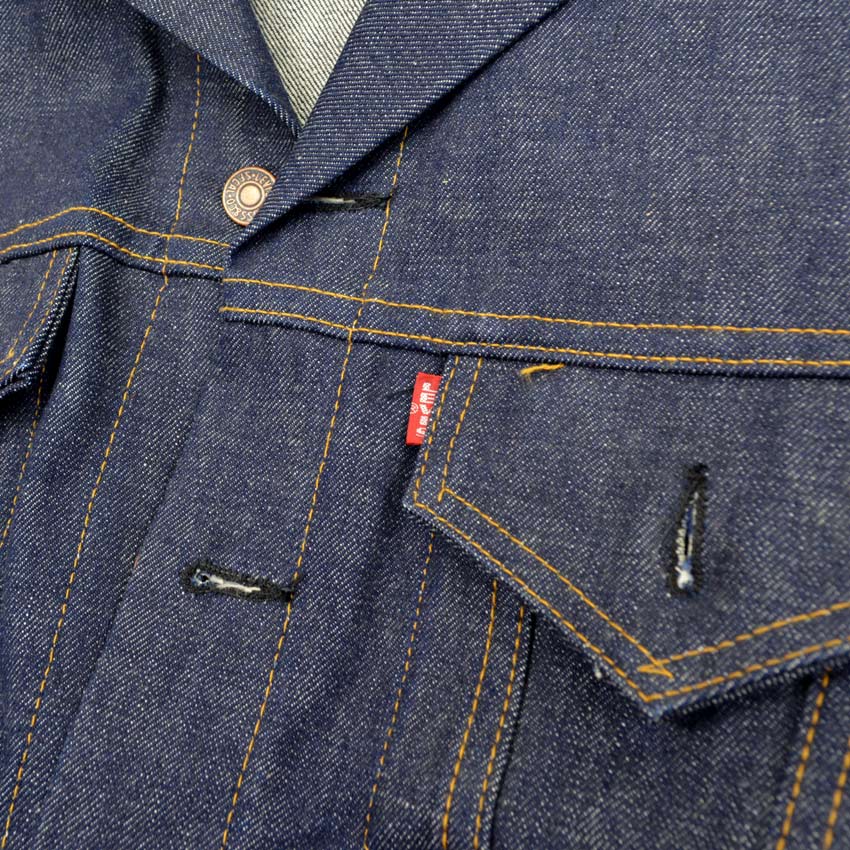 60's Deadstock!! Levi's 70505 BIG-E Denim Jacket... Size 44