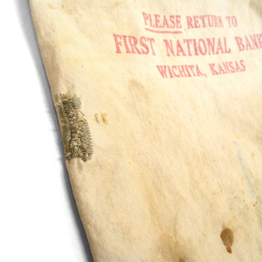 40's〜 FIRST NATIONAL BANK マネー ショルダーバッグ レア...