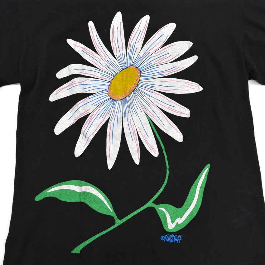 90's FUNSTUFF NY Flower Art T-shirt... L