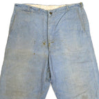 〜40's Auto Brand ピンチェック ワークパンツ レア!! 実寸 W35×L29