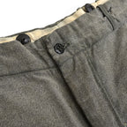 〜50's ごま塩 ブラックシャンブレー ワークパンツ... 実寸 W34×L28
