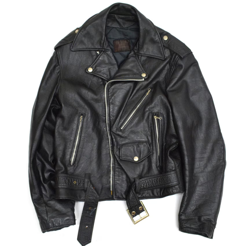 80's GREGORY & SONS rider's jacket, slubby pattern...