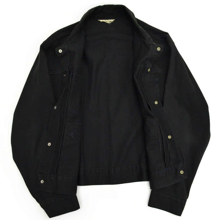 ~70's JC.PENNEY Twill Jacket, Black!! Rare Color...