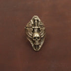 40's~ Skull pilot wings ring ... No. 18