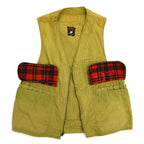 ~50's RED HEAD Hunting Zip-Up Vest Olive Green...