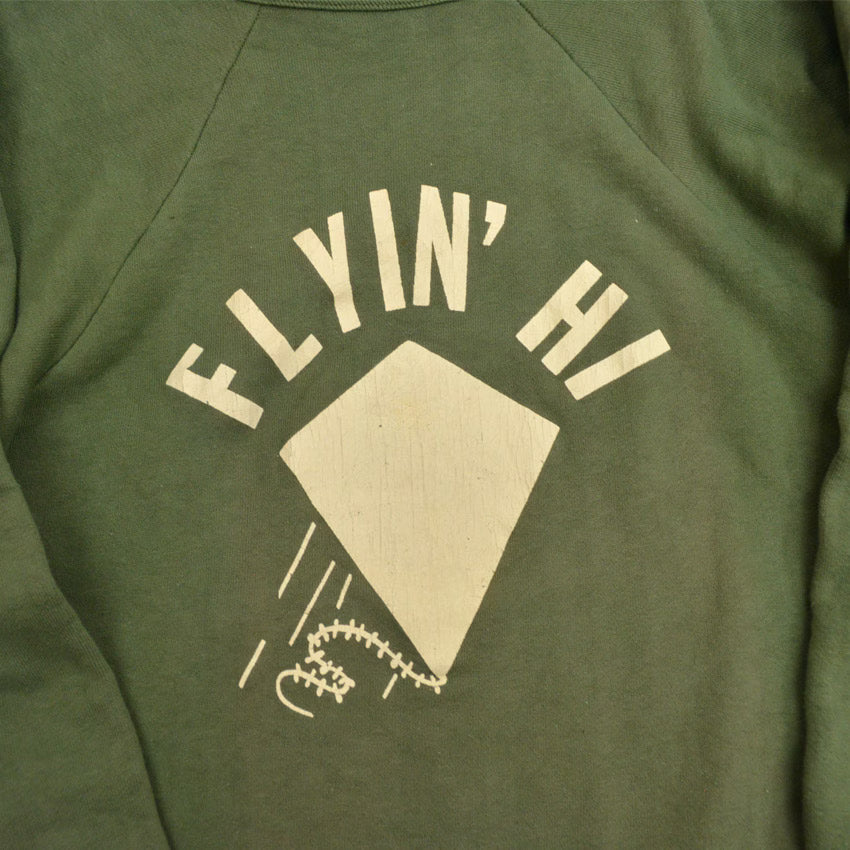 50's De-Jac 'FLYIN' HI 'Kite Flying Sweatshirt' ... M