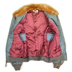 50's CAMPUS B-15 Type Quilting Jacket ... As-Is 44