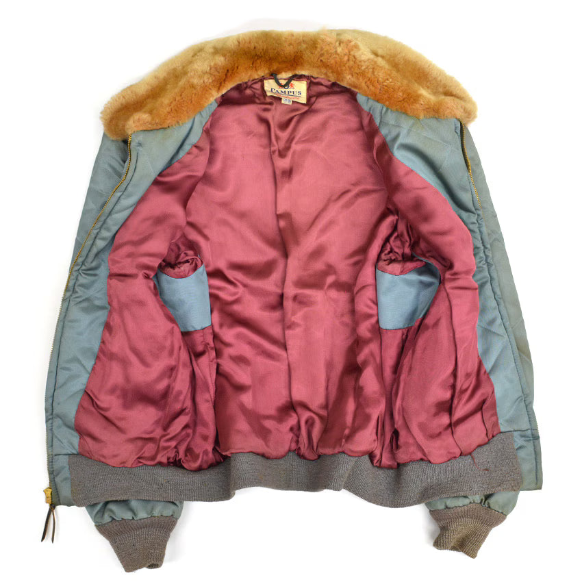 50's CAMPUS B-15 Type Quilting Jacket ... As-Is 44