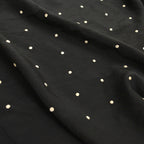 Old Polka Dots Black & Silver Scarf...