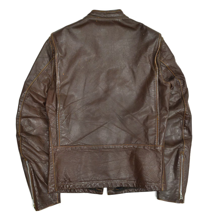 60's BROOKS 'Cafe Racer' SINGLE RIDERS BROWN... 38