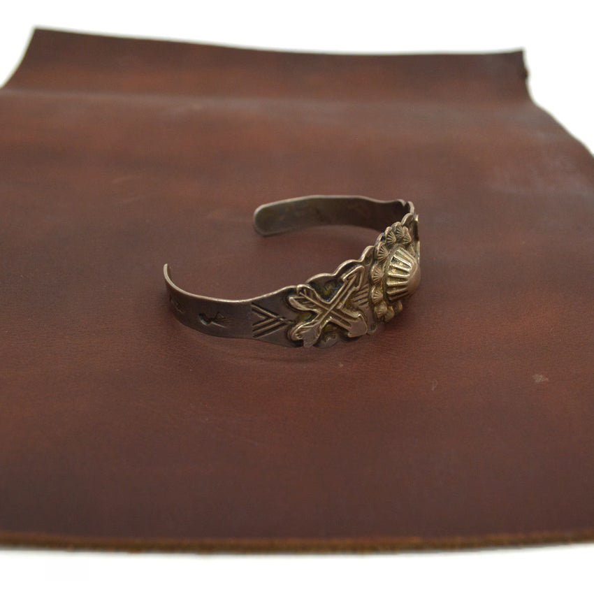 Circa 1930's~ Navajo Fred Harvey Style Copper Bangle... 1
