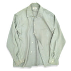 60's Van Cort Rayon Shirt, Mint Green... Size M, One Wash