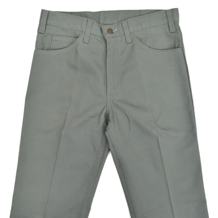 ~80's Deadstock Levi's 517 STA-PREST Pique Grey... W32×L34