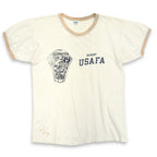 70's Champion 'USAFA' Pink Ringer T-shirts...XL