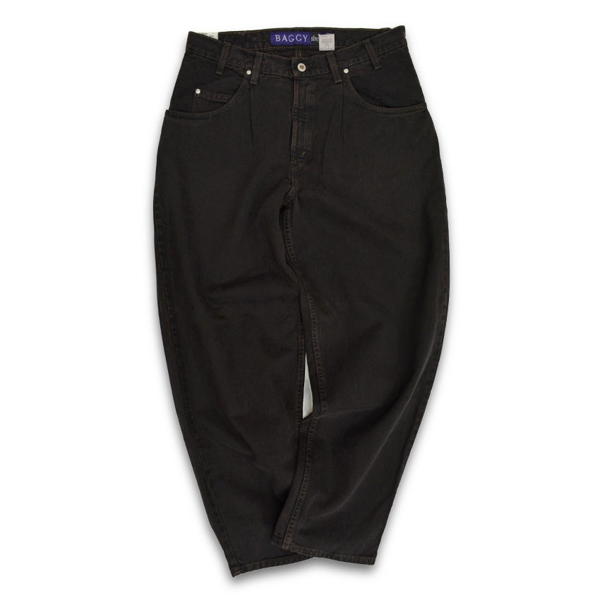 90's Deadstock Levi's silver Tab 'BAGGY' Black Denim Pants... 34×30