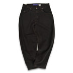90's Deadstock Levi's silver Tab 'BAGGY' Black Denim Pants... 34×30