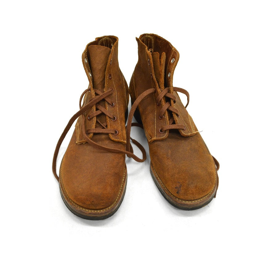 40's U.S.NAVY ww2 TYPE3 Roughout Boots ... 81/2D