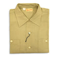 50's~ Deadstock GOLD STAR POPLIN S/S SHIRT...M