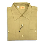 50's~ Deadstock GOLD STAR POPLIN S/S SHIRT...M