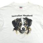 ~90's ONEITA 'Australian Shepherd' dog print T-shirt... XL