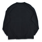BLACK PLAIN L/S SHIRTS SWEATER RIB...