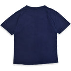 90's~ CHEETAH NAVY ONE POKET T-SHIRT... L