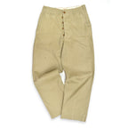 40's U.SARMY 1945 TROUSERS COTTON KAHKI CHINO ... W31 L31