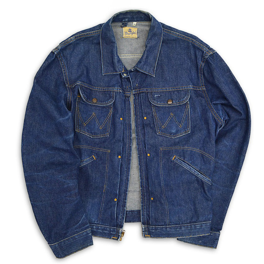 60's Wrangler 24MJZ Denim Jacket Dark... 44