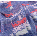 Circa 1950's Old Southwest Cotton Camp Blanket Cowboy... 167cm×150cm