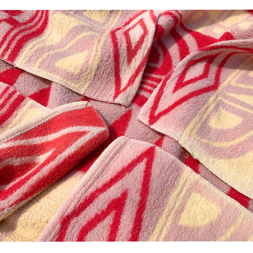 Circa 1950's Old Southwest Cotton Camp Blanket Geometric ... 160cm×156cm