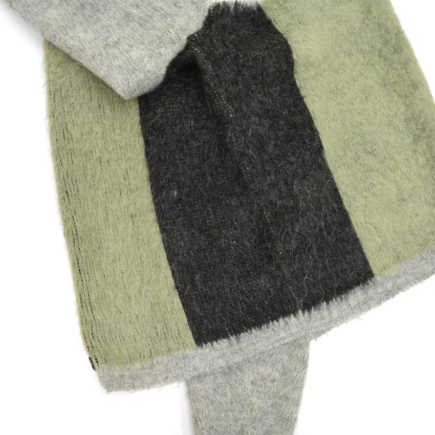 60's Kandahar FOUR COLAR MOHAIR CARDIGAN... L