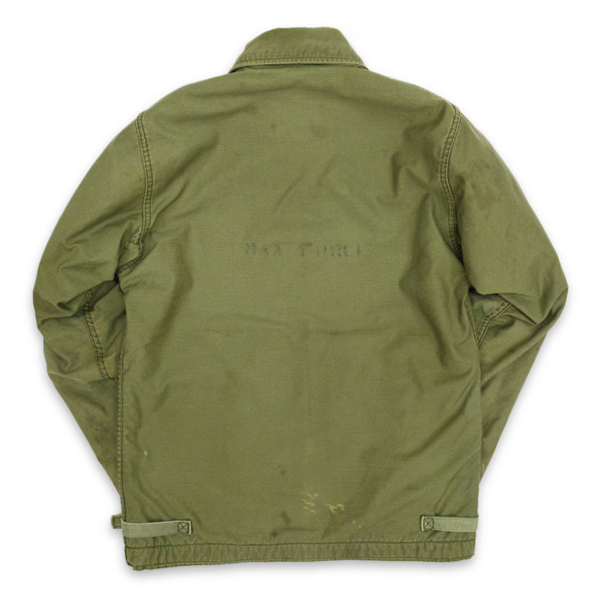 ~70's USARMY A-2 Deck Jacket with Stencil...S