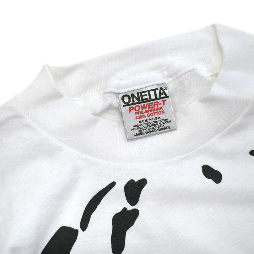 90's Deadstock ONEITA DALMATIAN DOG T-SHIRT...L